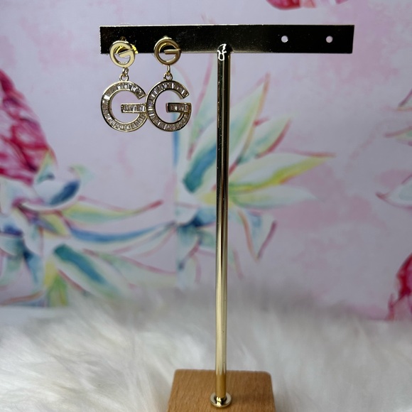 GG Inspired 14k gold plated Earrings - Picture 1 of 2